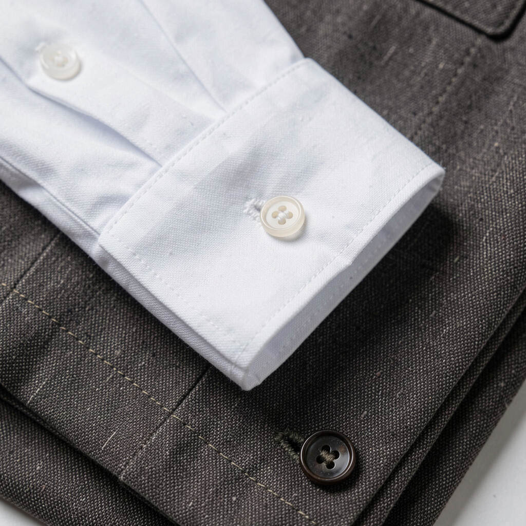 Detailed editorial view of silhouette and colour repeat
