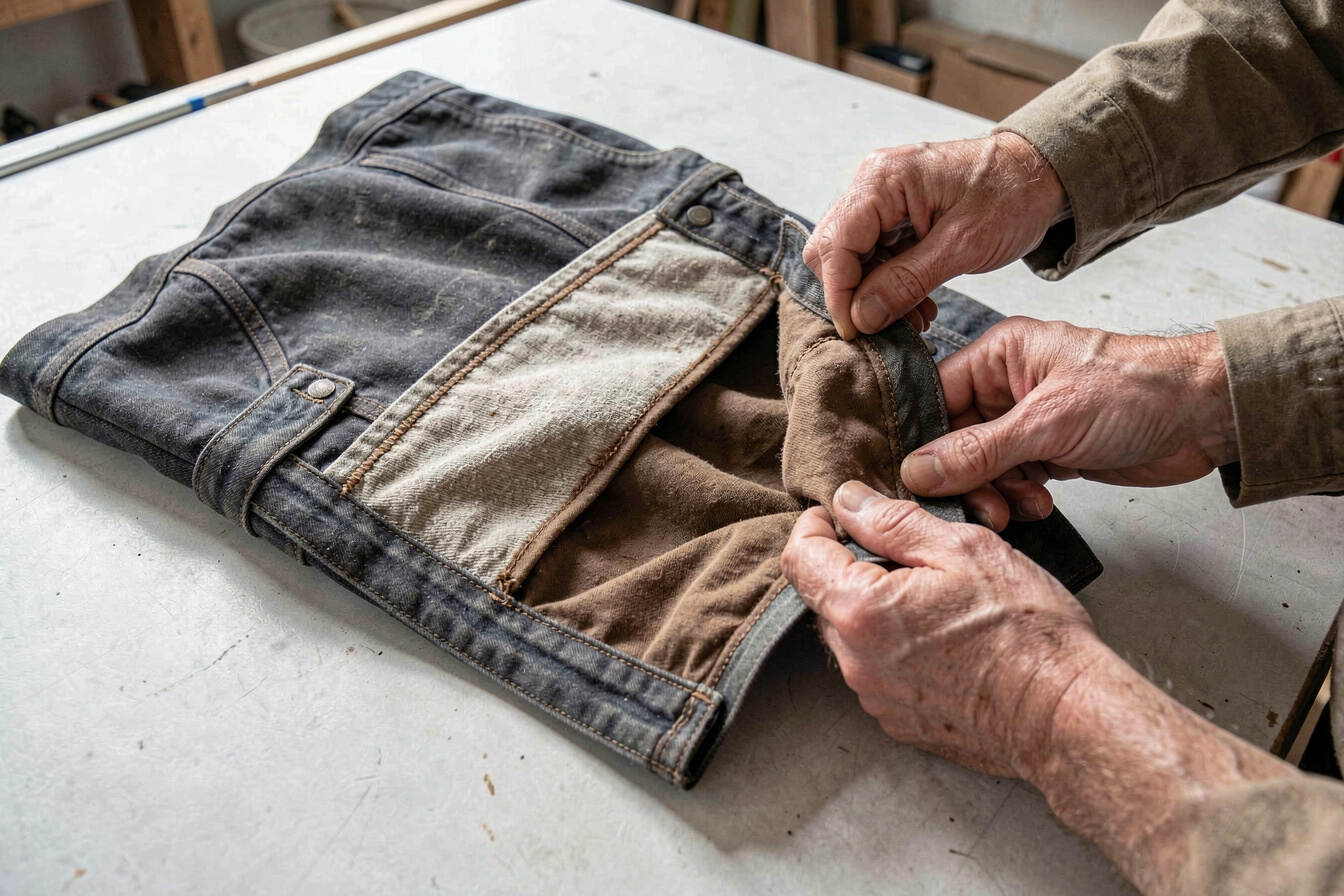 Evaluate a clothing brand beyond its sustainability page: editorial still life showing the main ideas in context